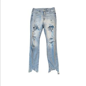 &Denim super stretchy and high waist skinny jeans